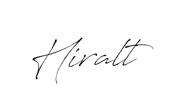 You should practise on your own different ways (Antro_Vectra) to write your name (Hiralt) in signature. don't let someone else do it for you. Hiralt signature style 6 images and pictures png