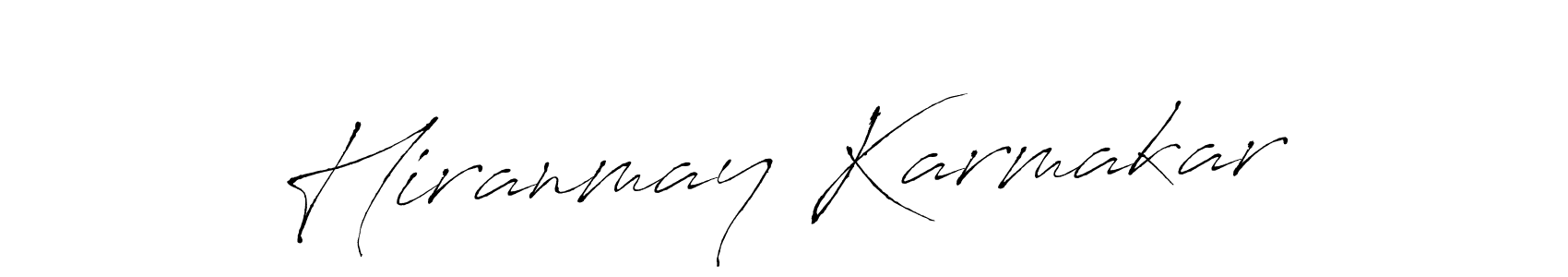 Also You can easily find your signature by using the search form. We will create Hiranmay Karmakar name handwritten signature images for you free of cost using Antro_Vectra sign style. Hiranmay Karmakar signature style 6 images and pictures png