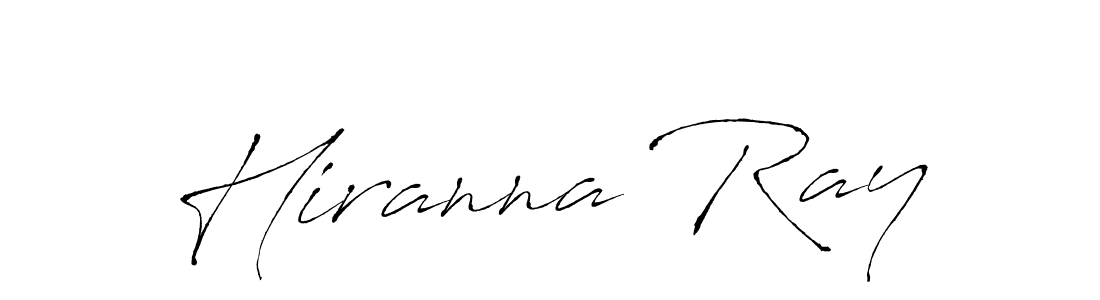 Also we have Hiranna Ray name is the best signature style. Create professional handwritten signature collection using Antro_Vectra autograph style. Hiranna Ray signature style 6 images and pictures png