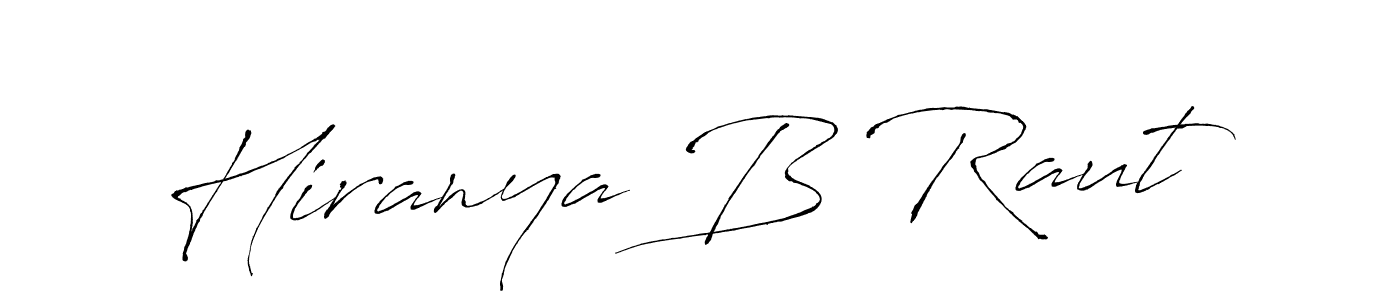 The best way (Antro_Vectra) to make a short signature is to pick only two or three words in your name. The name Hiranya B Raut include a total of six letters. For converting this name. Hiranya B Raut signature style 6 images and pictures png