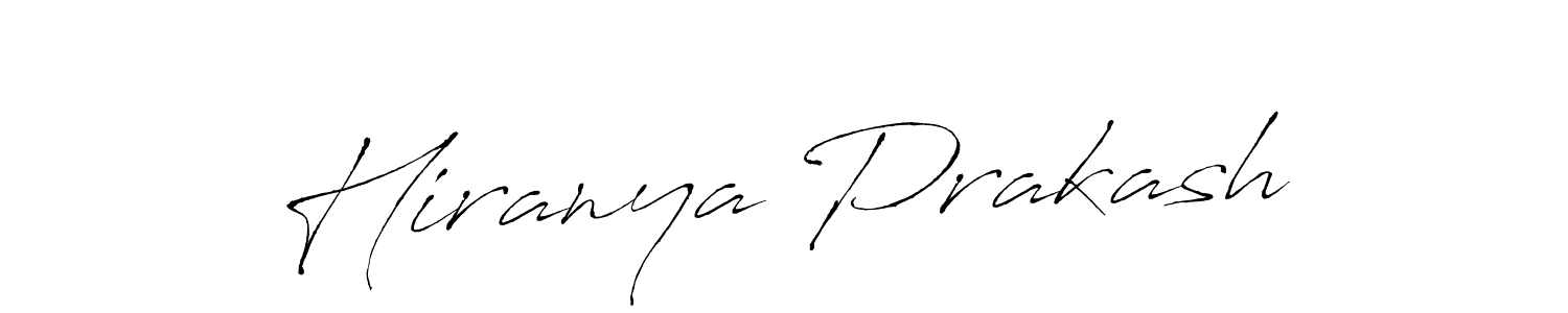 Make a beautiful signature design for name Hiranya Prakash. With this signature (Antro_Vectra) style, you can create a handwritten signature for free. Hiranya Prakash signature style 6 images and pictures png