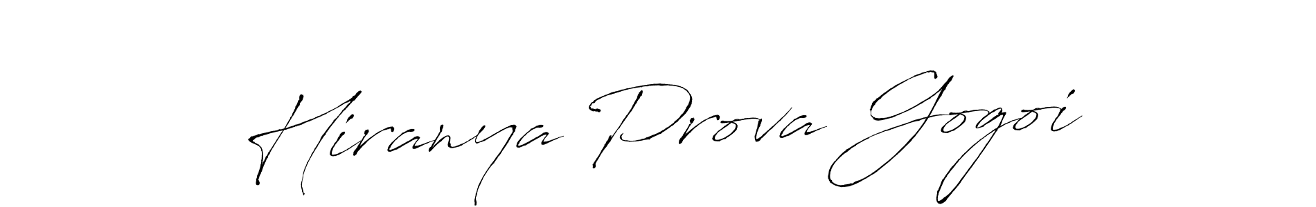 The best way (Antro_Vectra) to make a short signature is to pick only two or three words in your name. The name Hiranya Prova Gogoi include a total of six letters. For converting this name. Hiranya Prova Gogoi signature style 6 images and pictures png