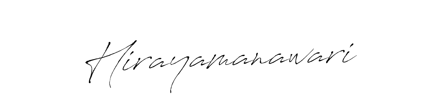 Create a beautiful signature design for name Hirayamanawari. With this signature (Antro_Vectra) fonts, you can make a handwritten signature for free. Hirayamanawari signature style 6 images and pictures png