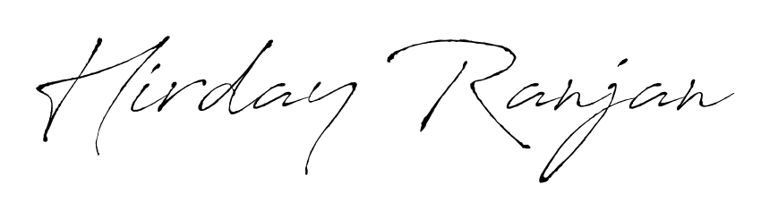 Hirday Ranjan stylish signature style. Best Handwritten Sign (Antro_Vectra) for my name. Handwritten Signature Collection Ideas for my name Hirday Ranjan. Hirday Ranjan signature style 6 images and pictures png