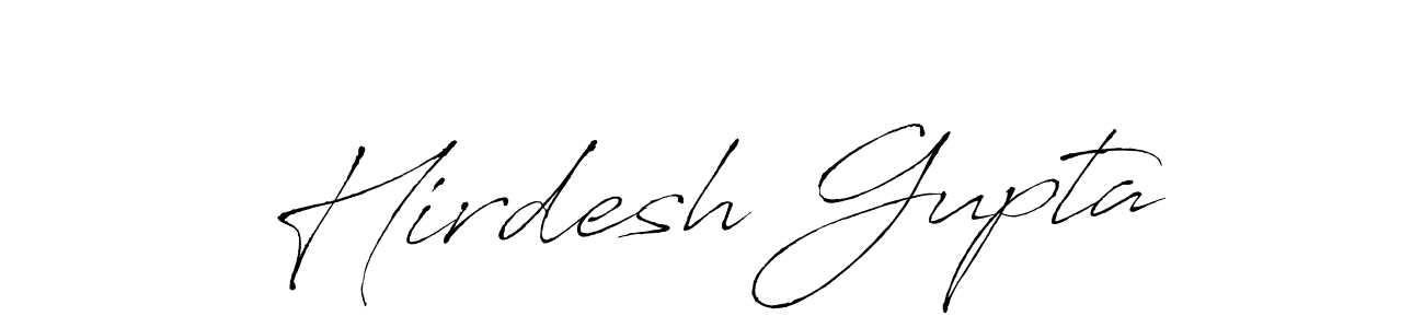 Also we have Hirdesh Gupta name is the best signature style. Create professional handwritten signature collection using Antro_Vectra autograph style. Hirdesh Gupta signature style 6 images and pictures png