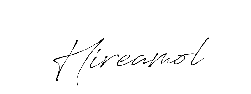 Hireamol stylish signature style. Best Handwritten Sign (Antro_Vectra) for my name. Handwritten Signature Collection Ideas for my name Hireamol. Hireamol signature style 6 images and pictures png