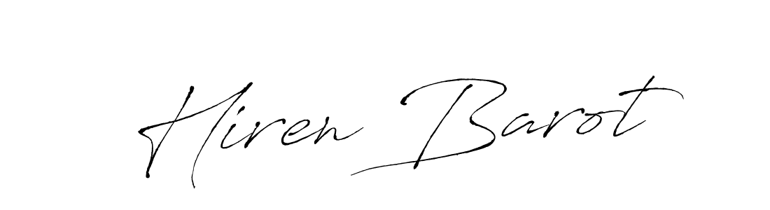 Use a signature maker to create a handwritten signature online. With this signature software, you can design (Antro_Vectra) your own signature for name Hiren Barot. Hiren Barot signature style 6 images and pictures png
