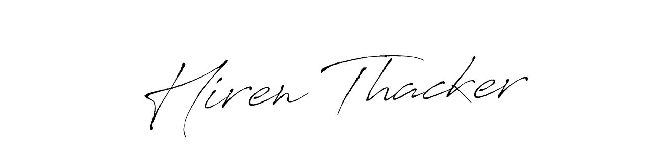 Once you've used our free online signature maker to create your best signature Antro_Vectra style, it's time to enjoy all of the benefits that Hiren Thacker name signing documents. Hiren Thacker signature style 6 images and pictures png