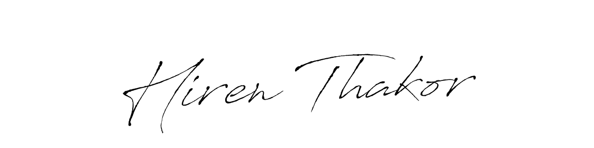 Make a beautiful signature design for name Hiren Thakor. Use this online signature maker to create a handwritten signature for free. Hiren Thakor signature style 6 images and pictures png