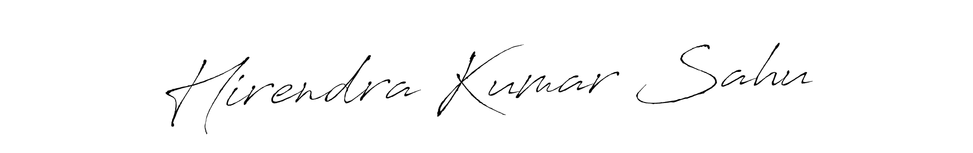 Antro_Vectra is a professional signature style that is perfect for those who want to add a touch of class to their signature. It is also a great choice for those who want to make their signature more unique. Get Hirendra Kumar Sahu name to fancy signature for free. Hirendra Kumar Sahu signature style 6 images and pictures png