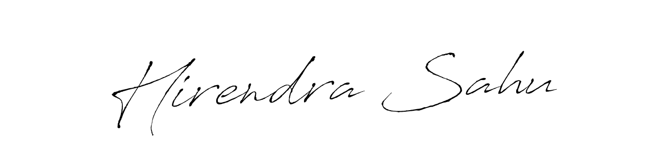 if you are searching for the best signature style for your name Hirendra Sahu. so please give up your signature search. here we have designed multiple signature styles  using Antro_Vectra. Hirendra Sahu signature style 6 images and pictures png