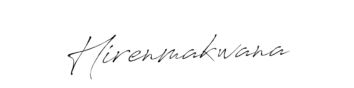 You should practise on your own different ways (Antro_Vectra) to write your name (Hirenmakwana) in signature. don't let someone else do it for you. Hirenmakwana signature style 6 images and pictures png