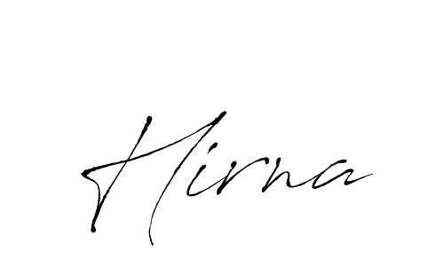 Hirna stylish signature style. Best Handwritten Sign (Antro_Vectra) for my name. Handwritten Signature Collection Ideas for my name Hirna. Hirna signature style 6 images and pictures png