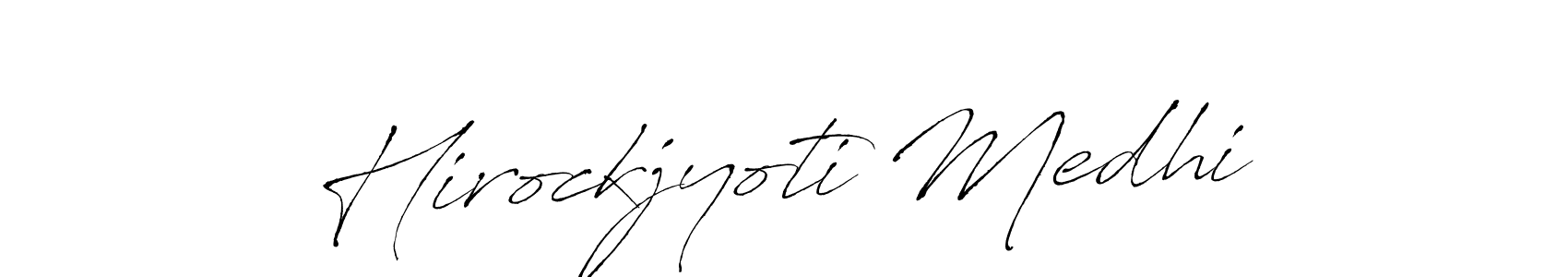 if you are searching for the best signature style for your name Hirockjyoti Medhi. so please give up your signature search. here we have designed multiple signature styles  using Antro_Vectra. Hirockjyoti Medhi signature style 6 images and pictures png