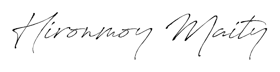 The best way (Antro_Vectra) to make a short signature is to pick only two or three words in your name. For converting this name Hironmoy Maity. Hironmoy Maity signature style 6 images and pictures png