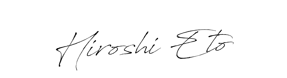 Make a short Hiroshi Eto signature style. Manage your documents anywhere anytime using Antro_Vectra. Create and add eSignatures, submit forms, share and send files easily. Hiroshi Eto signature style 6 images and pictures png