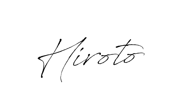 Once you've used our free online signature maker to create your best signature Antro_Vectra style, it's time to enjoy all of the benefits that Hiroto name signing documents. Hiroto signature style 6 images and pictures png