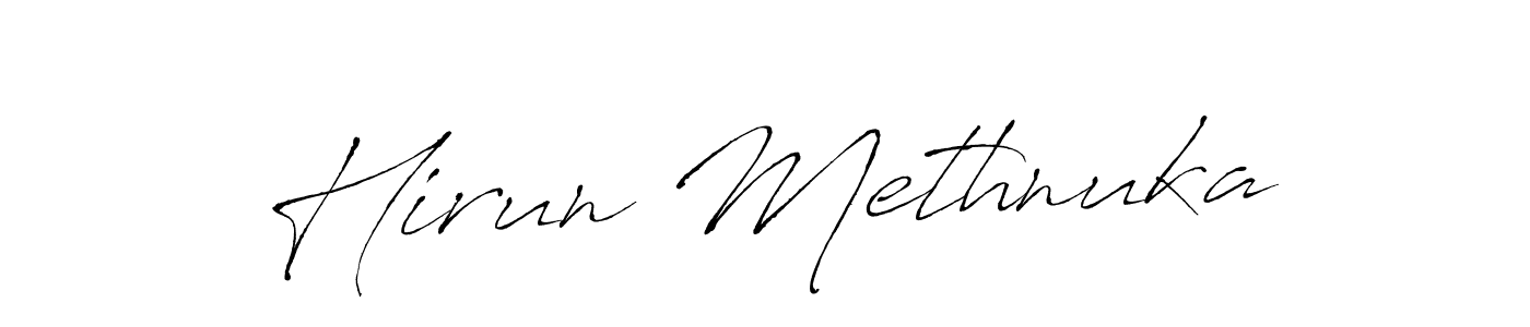 Make a beautiful signature design for name Hirun Methnuka. Use this online signature maker to create a handwritten signature for free. Hirun Methnuka signature style 6 images and pictures png