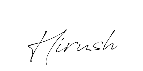 Antro_Vectra is a professional signature style that is perfect for those who want to add a touch of class to their signature. It is also a great choice for those who want to make their signature more unique. Get Hirush name to fancy signature for free. Hirush signature style 6 images and pictures png