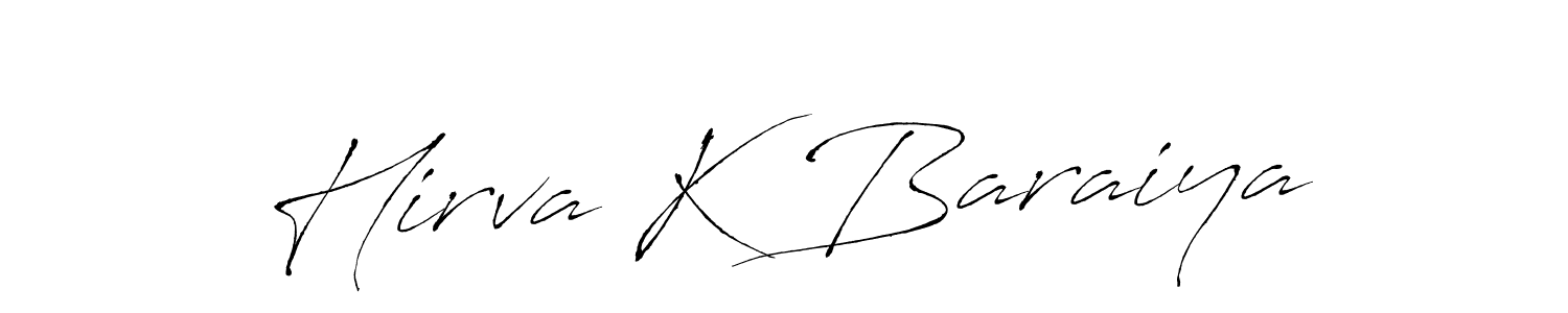 See photos of Hirva K Baraiya official signature by Spectra . Check more albums & portfolios. Read reviews & check more about Antro_Vectra font. Hirva K Baraiya signature style 6 images and pictures png