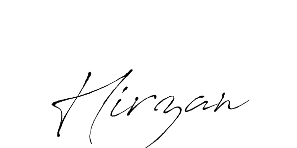 Use a signature maker to create a handwritten signature online. With this signature software, you can design (Antro_Vectra) your own signature for name Hirzan. Hirzan signature style 6 images and pictures png