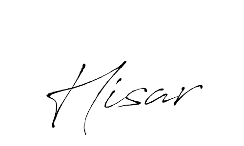 Make a beautiful signature design for name Hisar. With this signature (Antro_Vectra) style, you can create a handwritten signature for free. Hisar signature style 6 images and pictures png