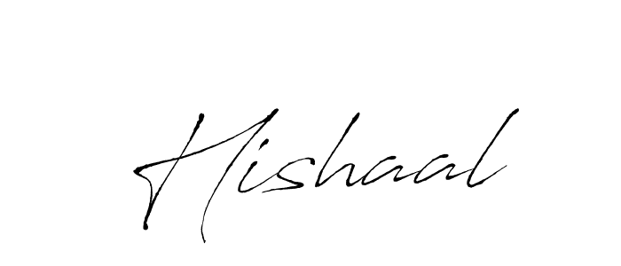 Create a beautiful signature design for name Hishaal. With this signature (Antro_Vectra) fonts, you can make a handwritten signature for free. Hishaal signature style 6 images and pictures png