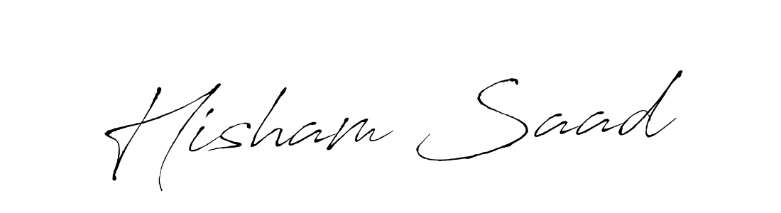 Also we have Hisham Saad name is the best signature style. Create professional handwritten signature collection using Antro_Vectra autograph style. Hisham Saad signature style 6 images and pictures png