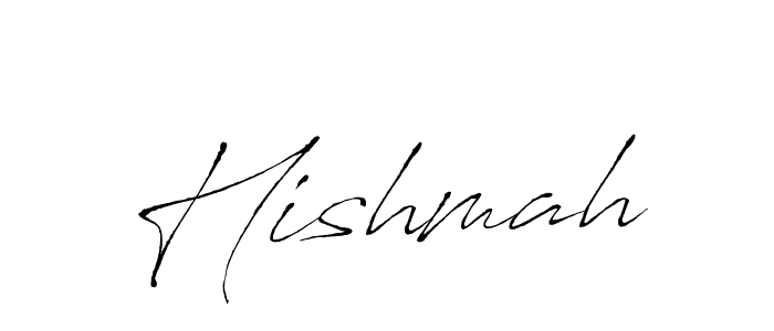 Design your own signature with our free online signature maker. With this signature software, you can create a handwritten (Antro_Vectra) signature for name Hishmah. Hishmah signature style 6 images and pictures png