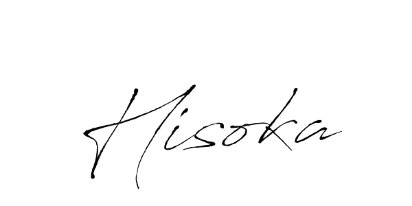 Design your own signature with our free online signature maker. With this signature software, you can create a handwritten (Antro_Vectra) signature for name Hisoka. Hisoka signature style 6 images and pictures png