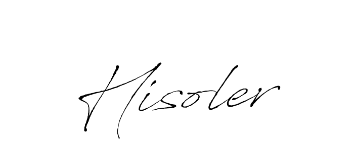 Once you've used our free online signature maker to create your best signature Antro_Vectra style, it's time to enjoy all of the benefits that Hisoler name signing documents. Hisoler signature style 6 images and pictures png