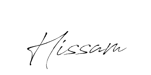 Hissam stylish signature style. Best Handwritten Sign (Antro_Vectra) for my name. Handwritten Signature Collection Ideas for my name Hissam. Hissam signature style 6 images and pictures png