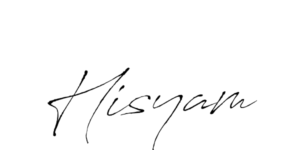 It looks lik you need a new signature style for name Hisyam. Design unique handwritten (Antro_Vectra) signature with our free signature maker in just a few clicks. Hisyam signature style 6 images and pictures png