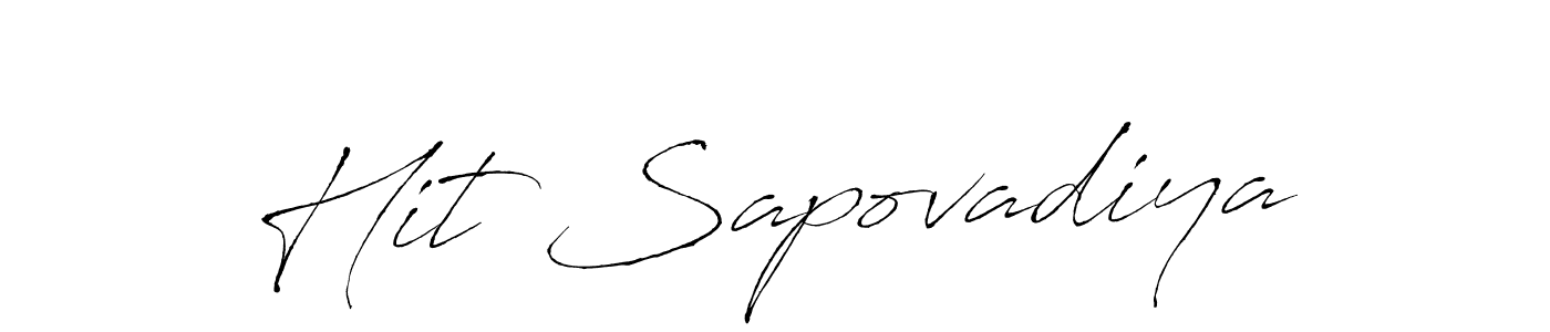 Antro_Vectra is a professional signature style that is perfect for those who want to add a touch of class to their signature. It is also a great choice for those who want to make their signature more unique. Get Hit Sapovadiya name to fancy signature for free. Hit Sapovadiya signature style 6 images and pictures png