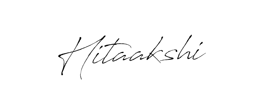 Create a beautiful signature design for name Hitaakshi. With this signature (Antro_Vectra) fonts, you can make a handwritten signature for free. Hitaakshi signature style 6 images and pictures png