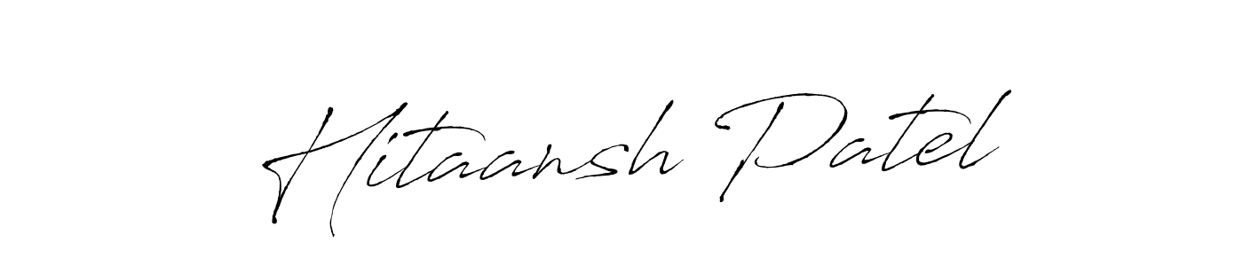 You can use this online signature creator to create a handwritten signature for the name Hitaansh Patel. This is the best online autograph maker. Hitaansh Patel signature style 6 images and pictures png
