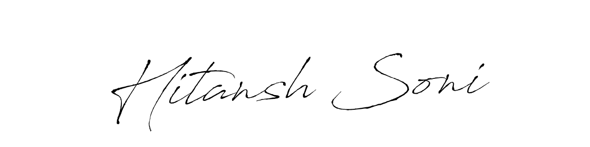 Here are the top 10 professional signature styles for the name Hitansh Soni. These are the best autograph styles you can use for your name. Hitansh Soni signature style 6 images and pictures png