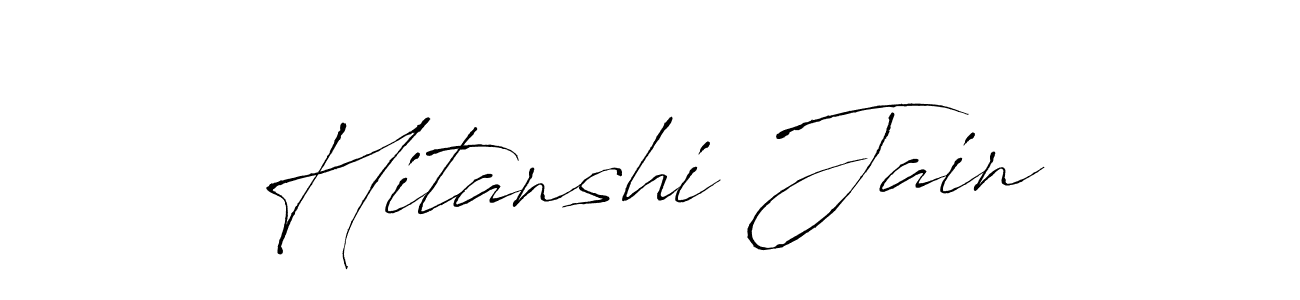 Here are the top 10 professional signature styles for the name Hitanshi Jain. These are the best autograph styles you can use for your name. Hitanshi Jain signature style 6 images and pictures png