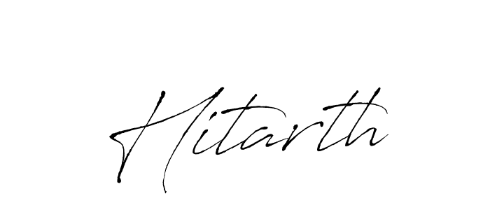 Make a beautiful signature design for name Hitarth. With this signature (Antro_Vectra) style, you can create a handwritten signature for free. Hitarth signature style 6 images and pictures png