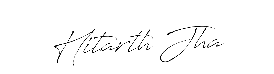 Also You can easily find your signature by using the search form. We will create Hitarth Jha name handwritten signature images for you free of cost using Antro_Vectra sign style. Hitarth Jha signature style 6 images and pictures png
