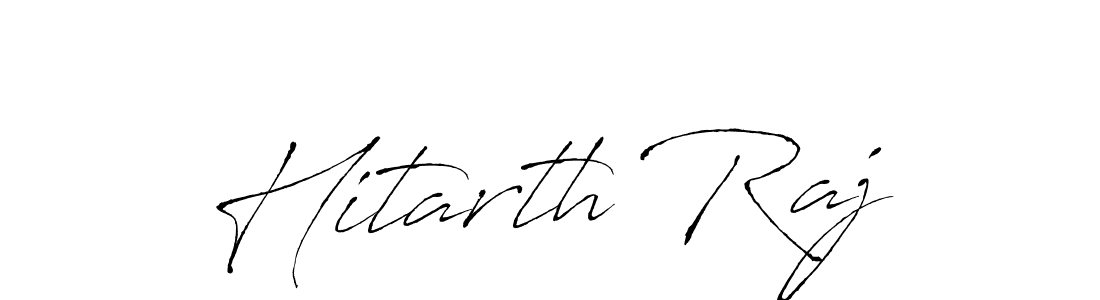 Create a beautiful signature design for name Hitarth Raj. With this signature (Antro_Vectra) fonts, you can make a handwritten signature for free. Hitarth Raj signature style 6 images and pictures png