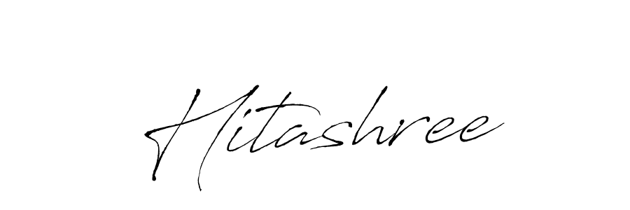 Design your own signature with our free online signature maker. With this signature software, you can create a handwritten (Antro_Vectra) signature for name Hitashree. Hitashree signature style 6 images and pictures png