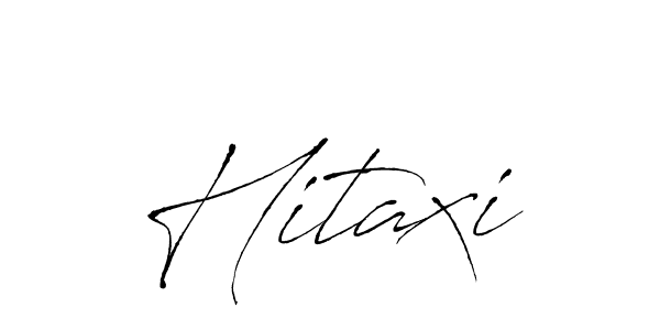 Use a signature maker to create a handwritten signature online. With this signature software, you can design (Antro_Vectra) your own signature for name Hitaxi. Hitaxi signature style 6 images and pictures png