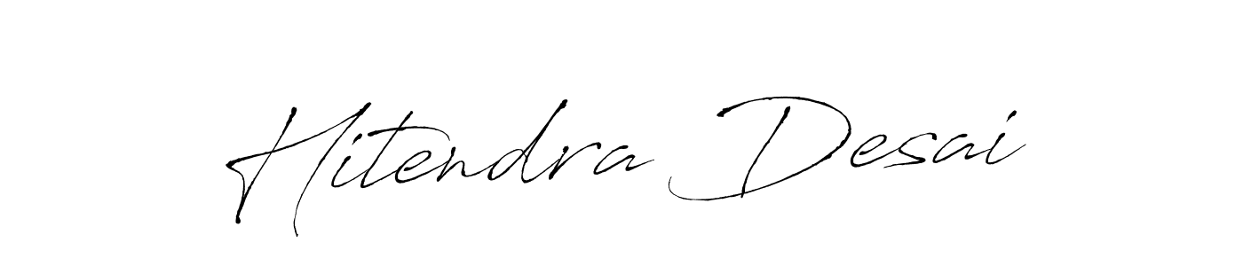 Make a beautiful signature design for name Hitendra Desai. Use this online signature maker to create a handwritten signature for free. Hitendra Desai signature style 6 images and pictures png
