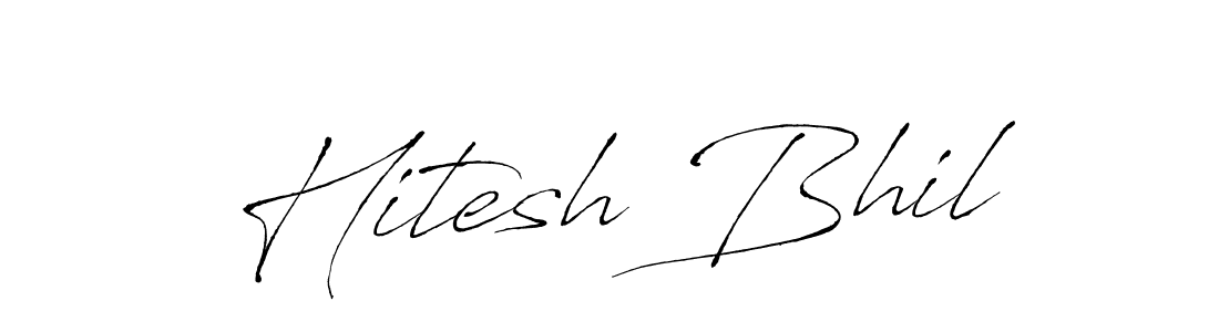 if you are searching for the best signature style for your name Hitesh Bhil. so please give up your signature search. here we have designed multiple signature styles  using Antro_Vectra. Hitesh Bhil signature style 6 images and pictures png