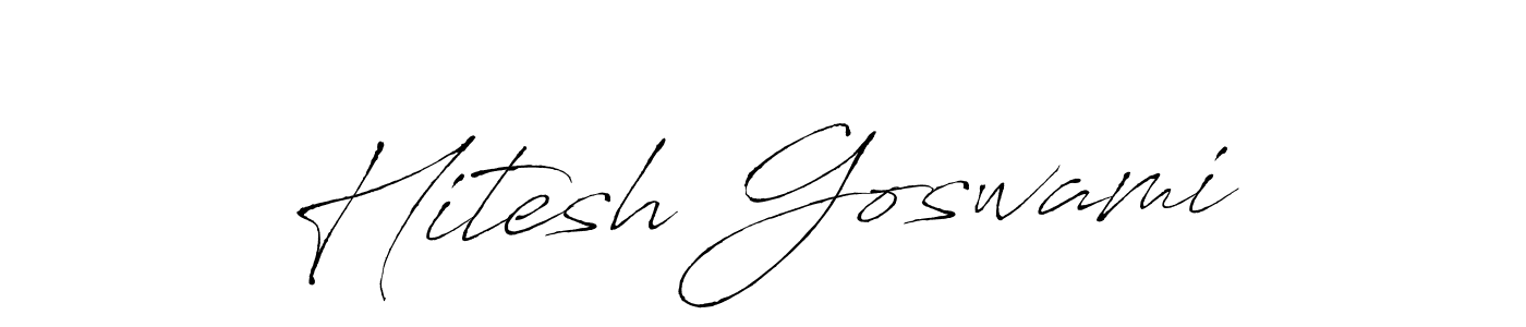 if you are searching for the best signature style for your name Hitesh Goswami. so please give up your signature search. here we have designed multiple signature styles  using Antro_Vectra. Hitesh Goswami signature style 6 images and pictures png