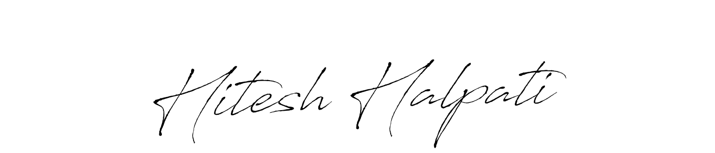 You can use this online signature creator to create a handwritten signature for the name Hitesh Halpati. This is the best online autograph maker. Hitesh Halpati signature style 6 images and pictures png