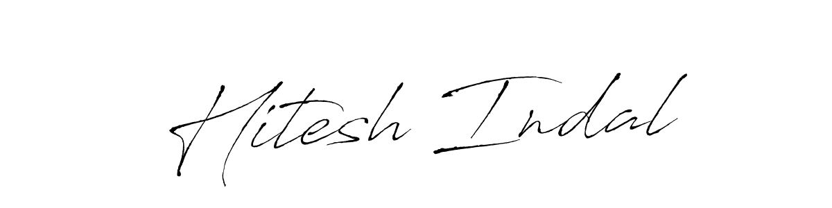 Use a signature maker to create a handwritten signature online. With this signature software, you can design (Antro_Vectra) your own signature for name Hitesh Indal. Hitesh Indal signature style 6 images and pictures png