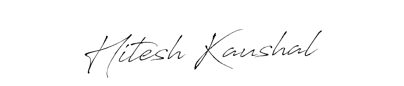 Make a beautiful signature design for name Hitesh Kaushal. Use this online signature maker to create a handwritten signature for free. Hitesh Kaushal signature style 6 images and pictures png