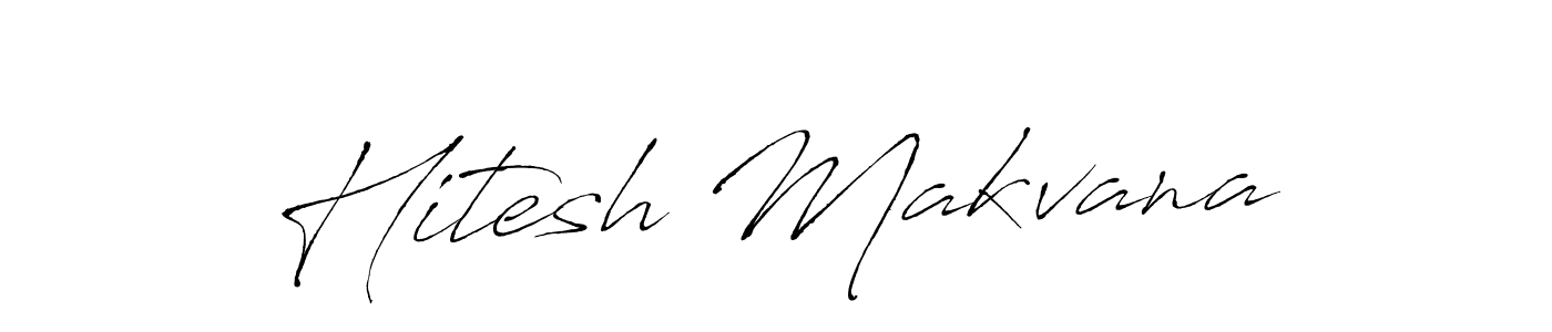 It looks lik you need a new signature style for name Hitesh Makvana. Design unique handwritten (Antro_Vectra) signature with our free signature maker in just a few clicks. Hitesh Makvana signature style 6 images and pictures png